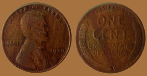 1930 USA Cent